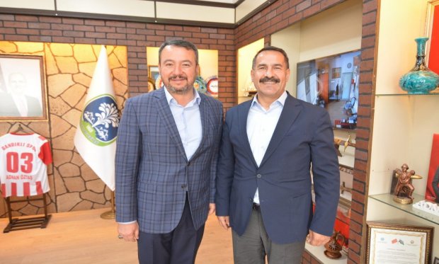 Cemil Yaman’dan Sandıklı Belediye Başkanı Adnan Öztaş’a Ziyaret